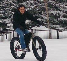 ファットバイク試乗コーナー