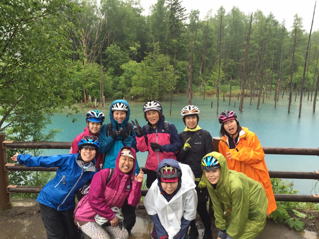 美瑛青い池サイクリング-blue pond cycling