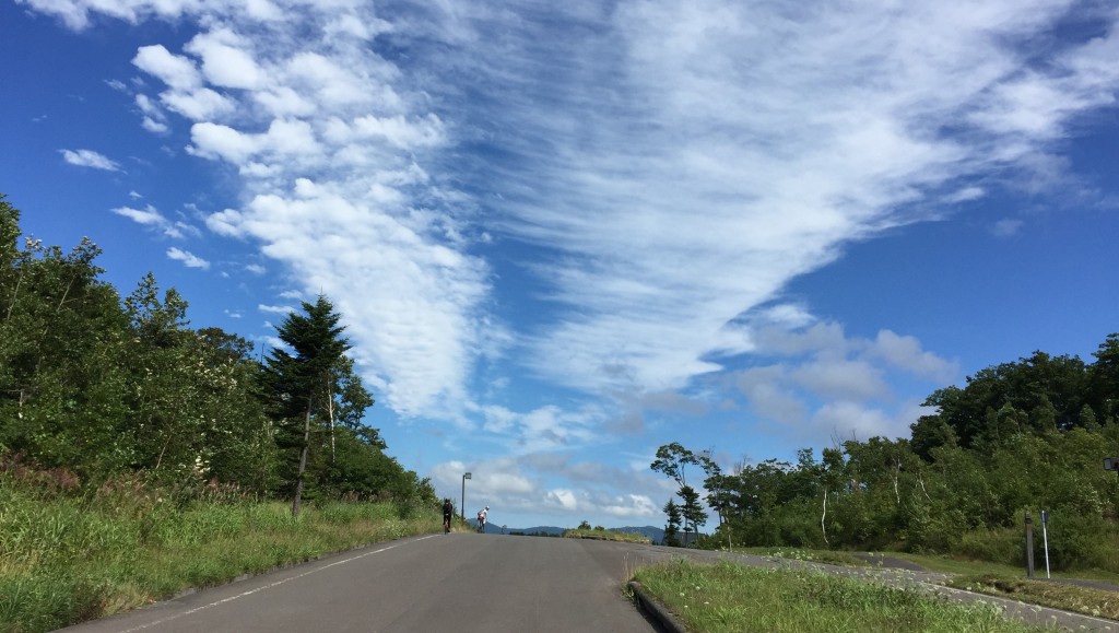 天の川みたいな雲