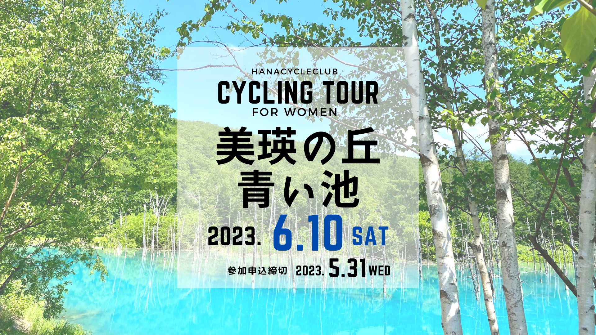 美瑛の丘・青い池ロードバイクサイクリングツアー